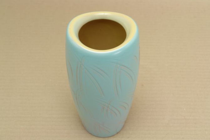 Wächtersbach Keramik Vase türkis 10550/2
