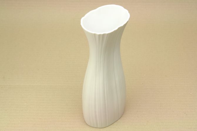 Martin Freyer Rosenthal weisse Vase 27,5cm
