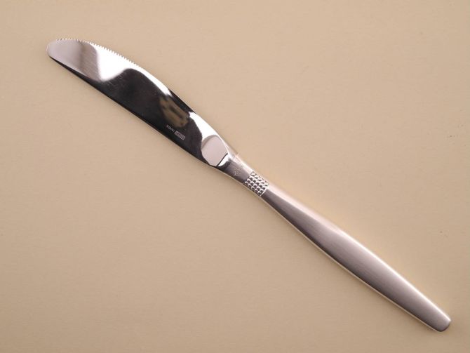 Messer Menümesser Tafelmesser vintage alte Serie Dänisch Perl 90 90er versilbert Auflage BSF Silberbesteck
