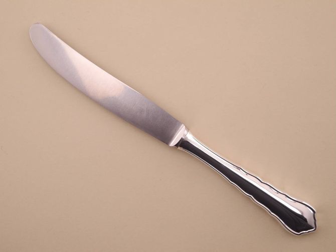 Tafelmesser Messer Menümesser Friodur vintage alte Serie Chippendale 2100 90 versilbert Auflage von WMF Silberbesteck