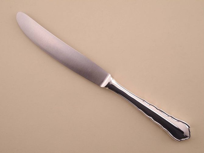 Messer Tafelmesser Menümesser neuwertig vintage alte Serie Chippendale 2100 90 versilbert Auflage von WMF Silberbesteck