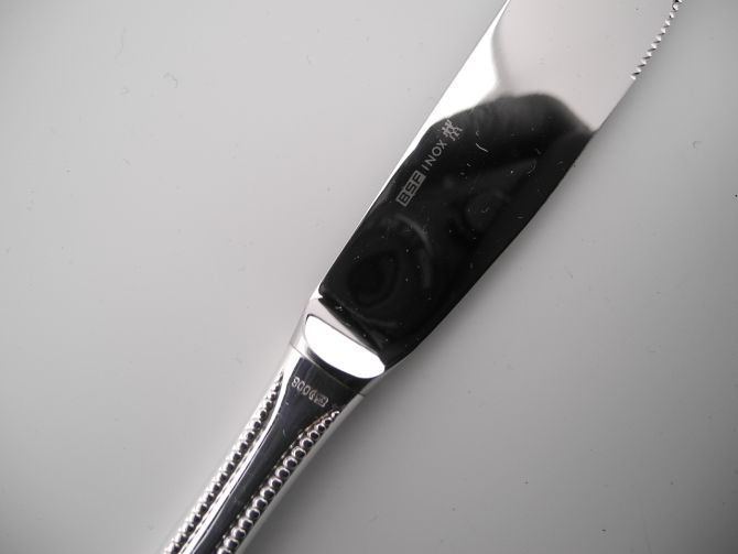 BSF Perlrand 800 Silber Tafelmesser