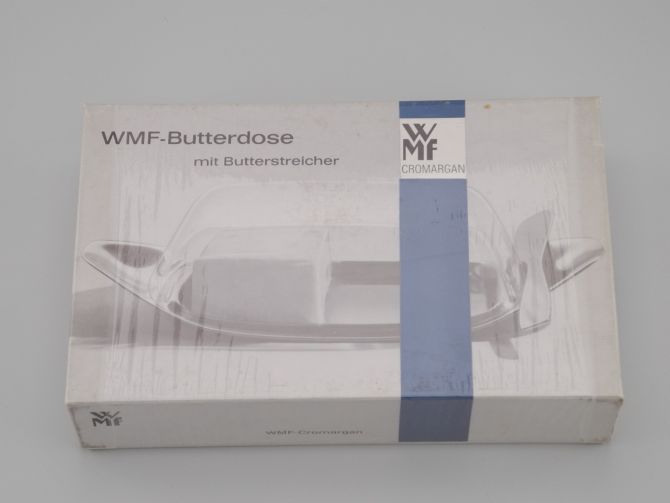 WMF Butterdose Cromargan Wagenfeld OVP