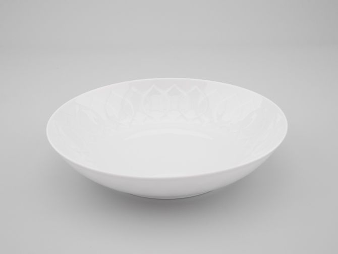 Rosenthal Lotus weiss uni Suppenteller