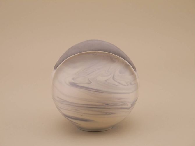 Venus Vase aus Queensbery Marble von Rosenthal Studio Linie design Uta Feyl Keramik 80er Jahre kleine Ausführung