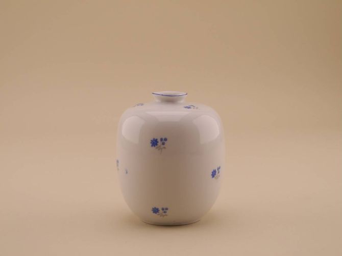 Vintage Vase Form 1511 Blaublüte Streublumen design Hermann Gretsch 30er Jahre für Arzberg Porzellan Porzellanfabrik