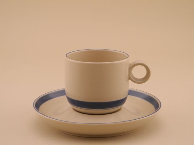 Kaffeetasse vintage alte Serie Terra Dekor Nastro von Rosenthal Keramik