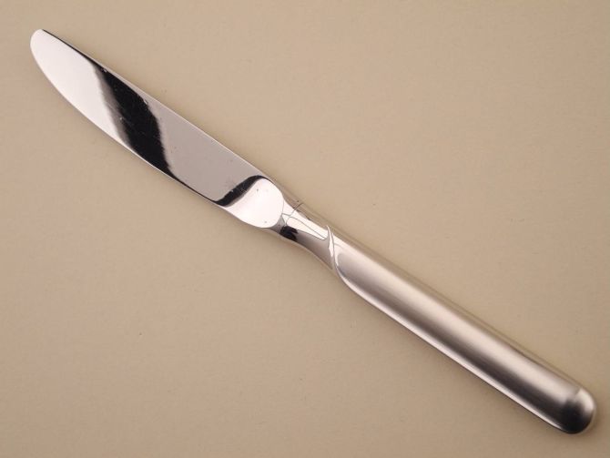Messer Tafelmesser gebraucht Cromargan aus der vintage alten Serie Onda von WMF Besteck
