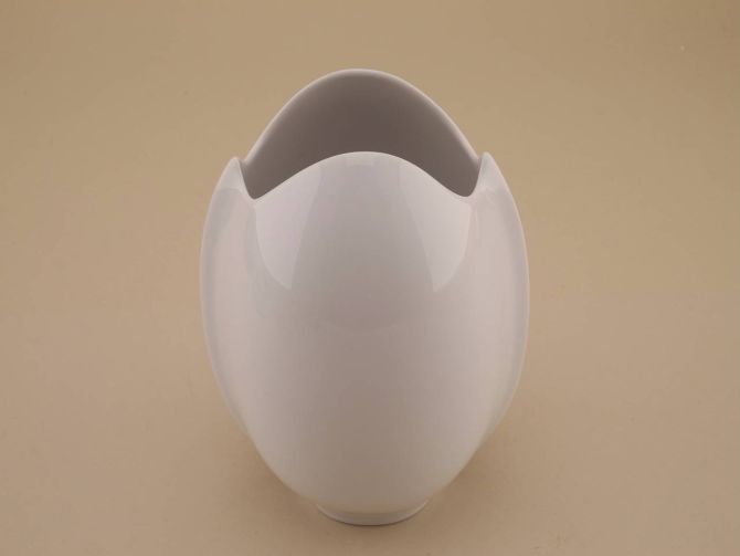 Rosenthal Lino Sabattini Vase weiss 18cm