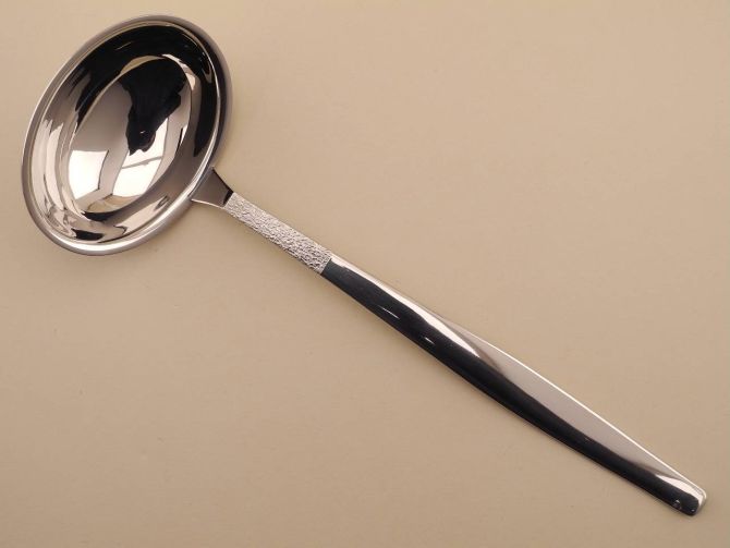 Suppenkelle vintage pattern Rauhreif 18/8 Edelstahl stainless BSF cutlery flatware