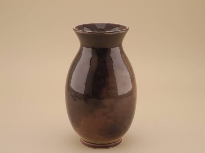 WMF Keramik Vase 813 Ochsenblutglasur Gerda Conitz 20cm