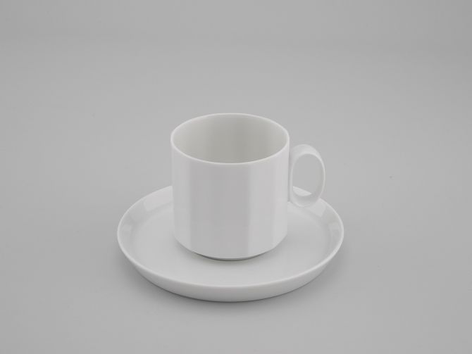 Rosenthal Polygon uni weiss Kaffeetasse