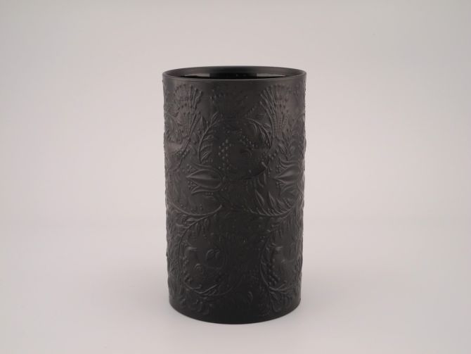 Björn Wiinblad Dekor Vase Blauer Vogel design der Form Wolf Karnagel für Rosenthal Studio Linie vintage Porzellan