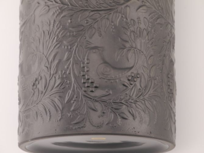 Björn Wiinblad Vase noire Rosenthal 17cm