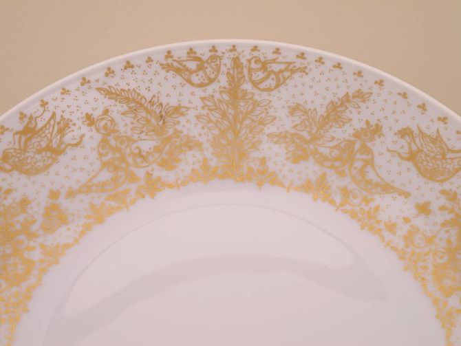 Rosenthal Form 2000 Idyll in Gold Suppenteller