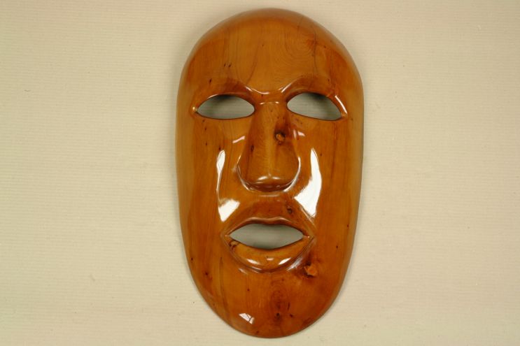 Große Maske aus Holz Marokko