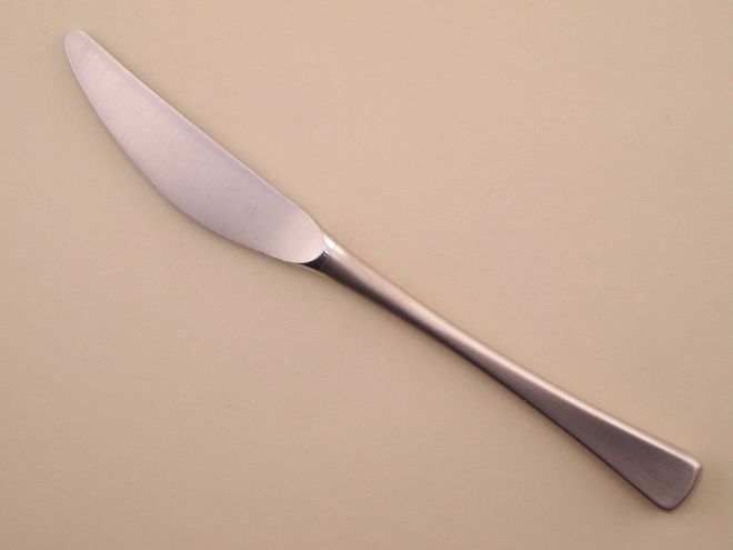 Messer Tafelmesser mit eingesetzter Klinge vintage alte Serie Modell Cannes geschmiedet Cromargan Edelstahl Besteck WMF