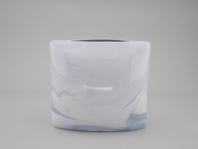 Kissenvase aus Queensberry Marble Porzellan design Drexler für Rosenthal vintage vase