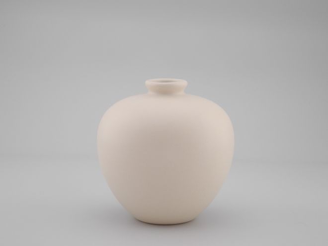 Bontjes van Beek Keramik Vase creme Ungewiss