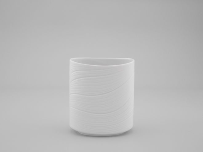 Werner Schreib Vase weiss 3562 Rosenthal