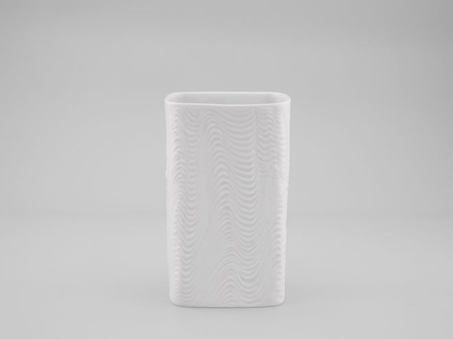 Martin Freyer Relief Vase 2925 weiss Rosenthal