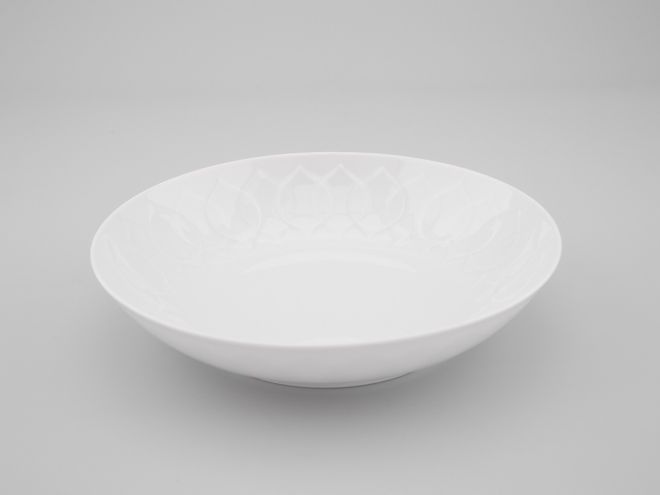 Rosenthal Lotus weiss uni Suppenteller