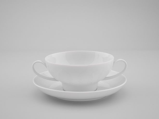 Rosenthal Lotus weiss uni Suppentasse