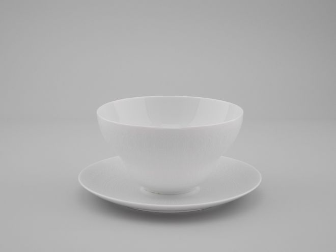 Rosenthal Romanze in weiss Sauciere