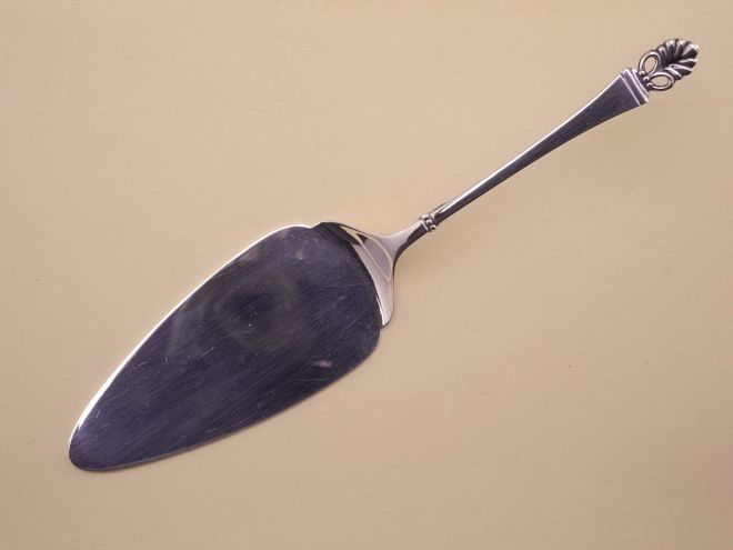 Tassenlöffel oder Sahnelöffel aus der Serie Florentiner in massiv 800 Silber von Wilkens