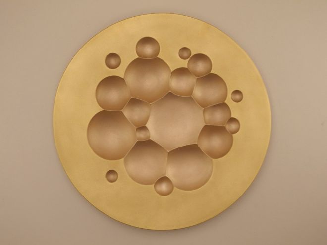 Jahresteller Porzellan Gold 1971 design Tapio Wirkkala für Rosenthal