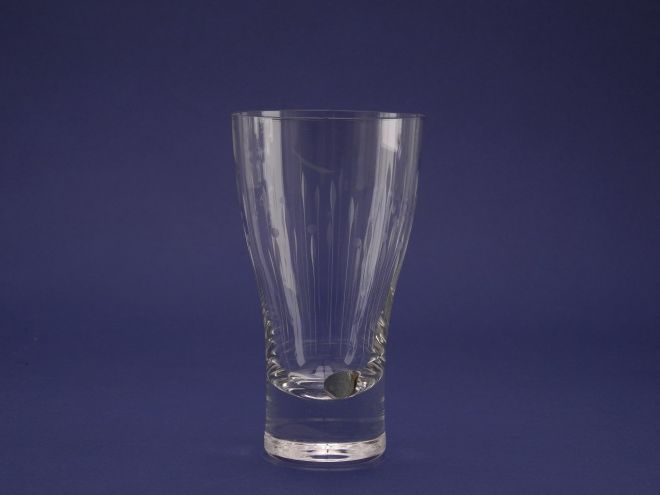 Wasserglas aus der Serie Kristall 700 mit Dekor Rakete 50er Jahre design hans Theo Baumann Rosenthal Glas