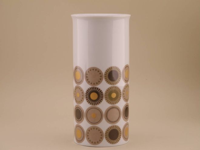 Grase Vase vintage 60er Jahre design Hans Theo Baumann Richard Scharrer alte Serie Medaillon Thomas Porzellan