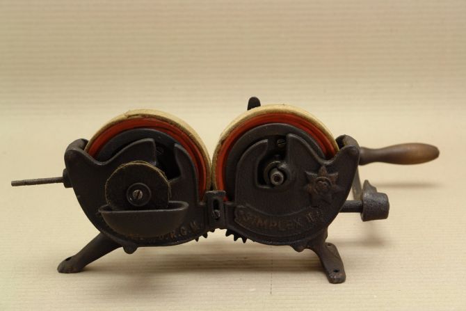 Antike Messerputzmaschine Simplex II DRGM Werkzeug