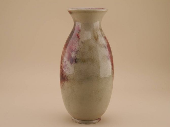 WMF Keramik Vase Ochsenblutglasur Gerda Conitz 29cm