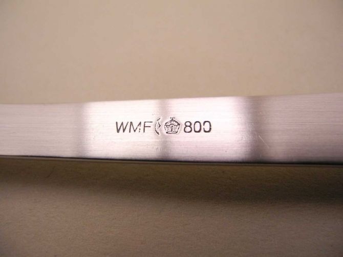 WMF 2500 Silberbesteck Kuchengabel 800 Silber Bauhaus Art Deko