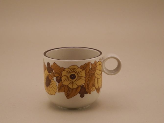 Kaffeetasse Obere vintage alte Serie Terra Dekor Prato von Rosenthal Keramik