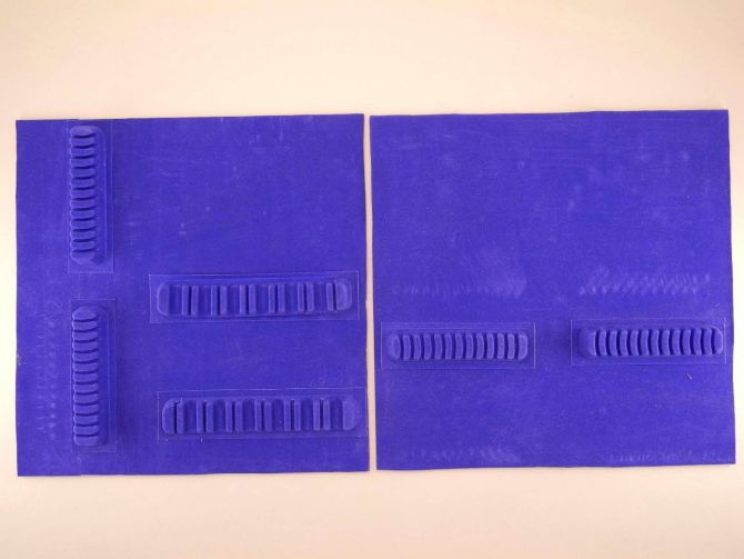 Besteckeinlage Schublade Bestecksortierung blau