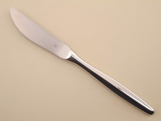Messer Tafelmesser matte Klinge Cromargan aus der vintage alten Serie Stuttgart von WMF Besteck