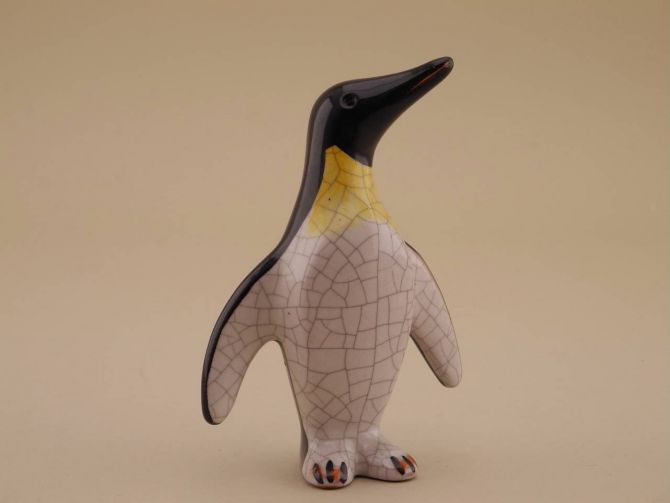 Vintage Pinguin Figur entwurf design Walter Bosse 50er 60er Jahre Karlsruher Keramik