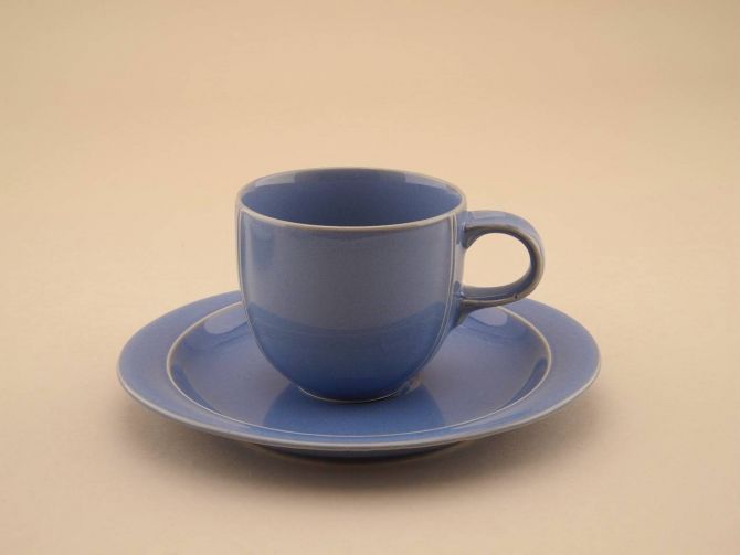 Kaffeetasse Tasse aus der vintage alten Serie Casa Azzuro von Thomas Porzellan in Steingut Keramik