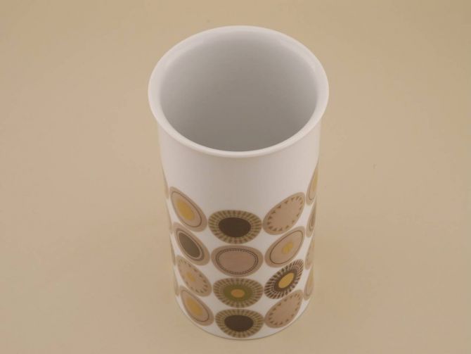 Thomas Porzellan Medaillon design Baumann Vase 20cm