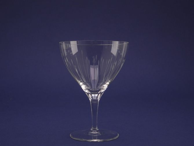 Cocktailglas aus der Serie Kristall 700 mit Dekor Rakete 50er Jahre design hans Theo Baumann Rosenthal Glas