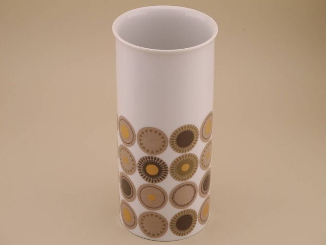 Thomas Porzellan Medaillon design Baumann große Vase