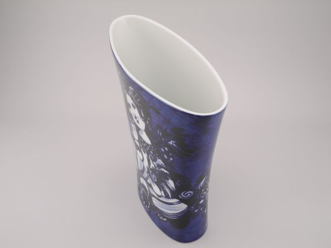 Björn Wiinblad Vase Paradies Kobalt Rosenthal 32cm