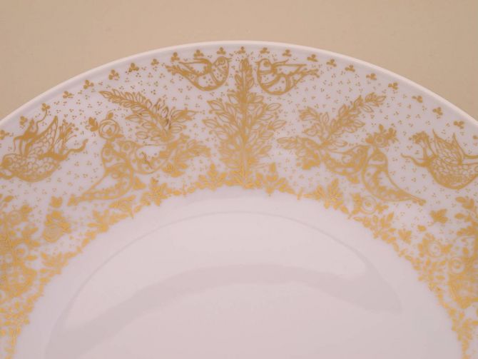 Rosenthal Form 2000 Idyll in Gold Suppenteller