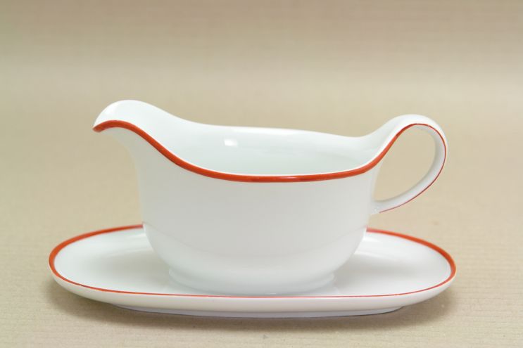Arzberg 1382 Rotrand Sauciere 30er
