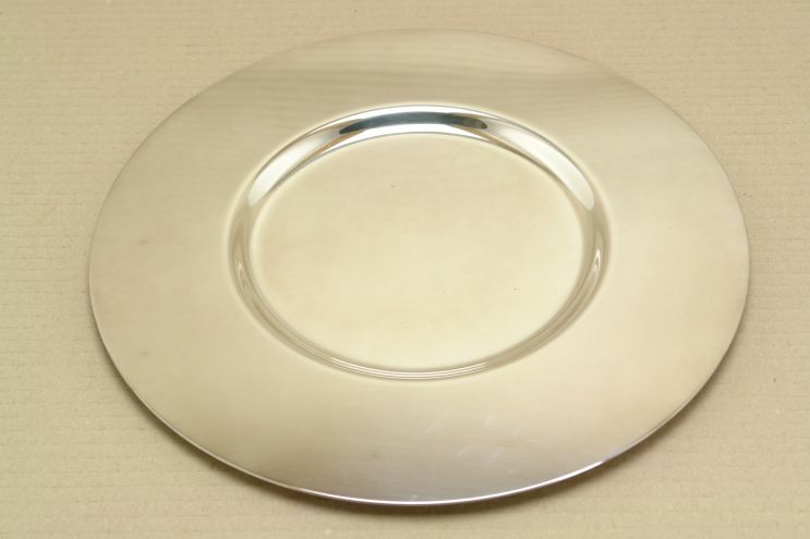 Platzteller versilbert Carl Hugo Pott 1119