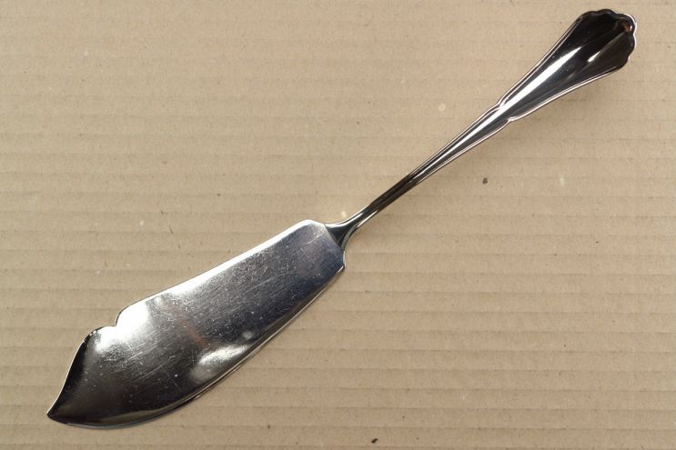 BSF Englisch Chippendale 800 Silber Fischvorleger