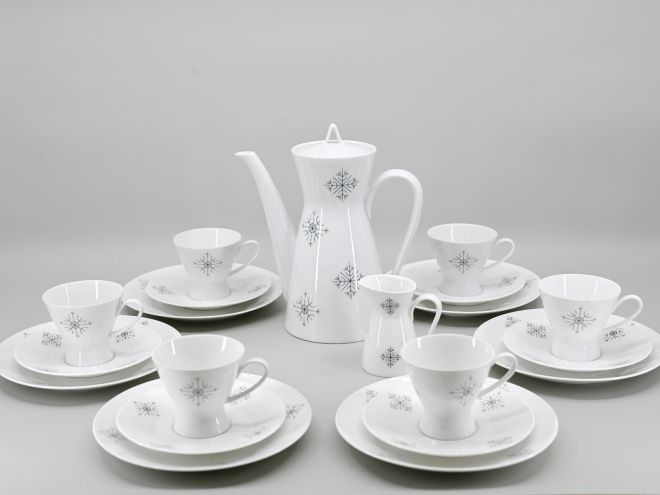 Rosenthal 2000 Schneeflocke Kaffeeservice