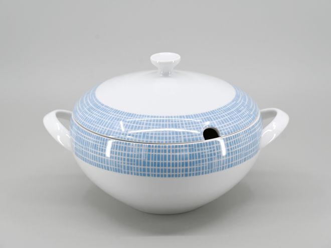 Arzberg 2000 Bastdekor blau Suppenterrine